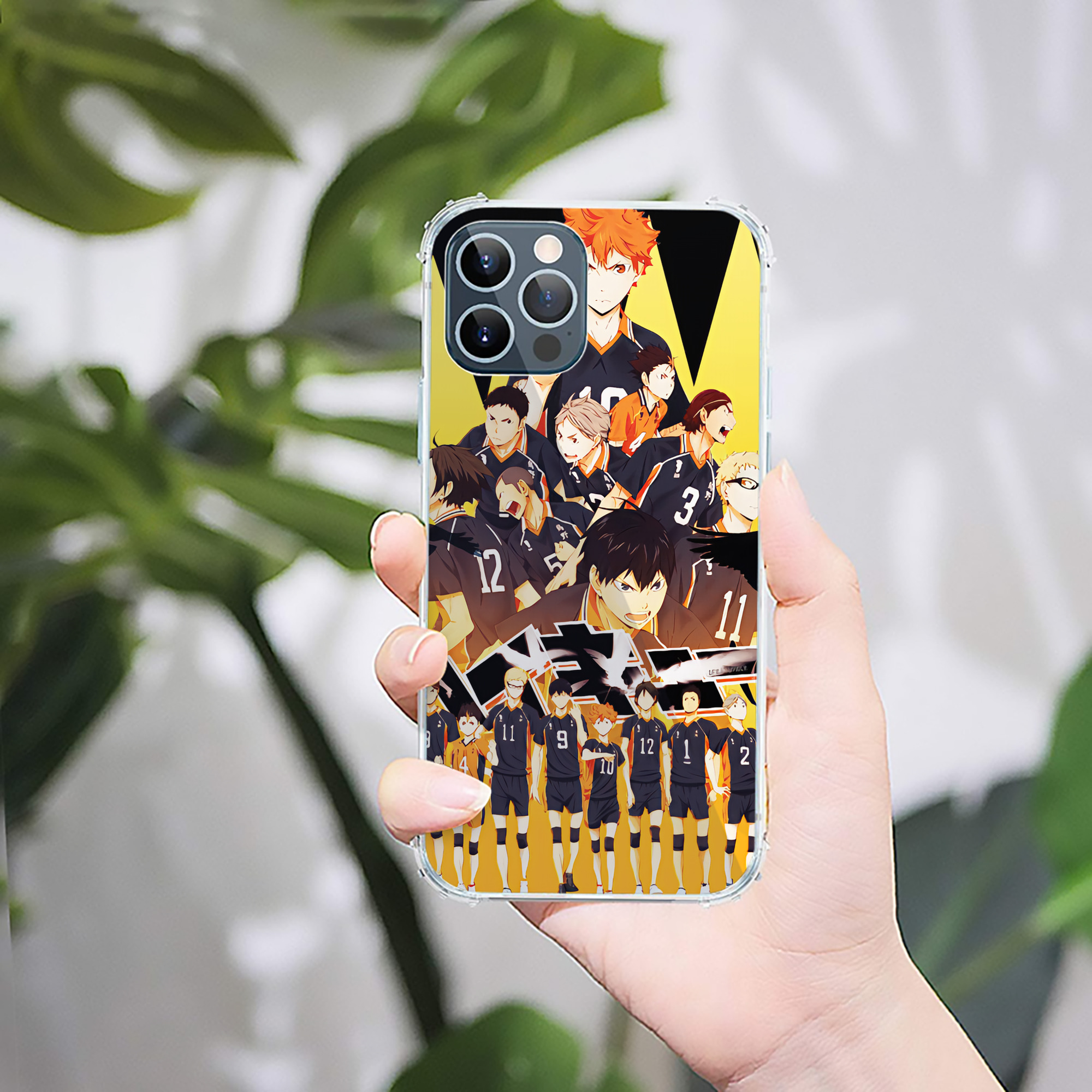 （画像用） ハイキュー!! Haikyu!! 【iPhone 12シリーズ対応】透明スマホケース（クリアソフトケース）